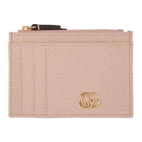 gucci pink card holder